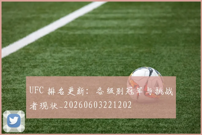 UFC 排名更新：各级别冠军与挑战者现状_20260603221202